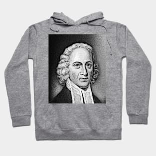 Jonathan Edwards Black And White Portrait | Jonathan Edwards Artwork 2 Hoodie